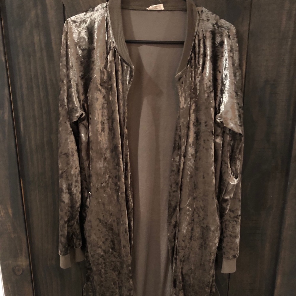 Velvet Duster Cardigan